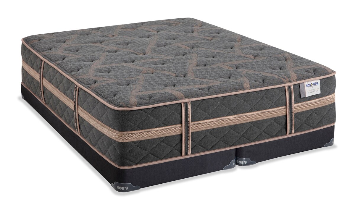BobOPedic Hybrid Copper Radiance Dual King Cushion Firm Low Profile Mattress Set king