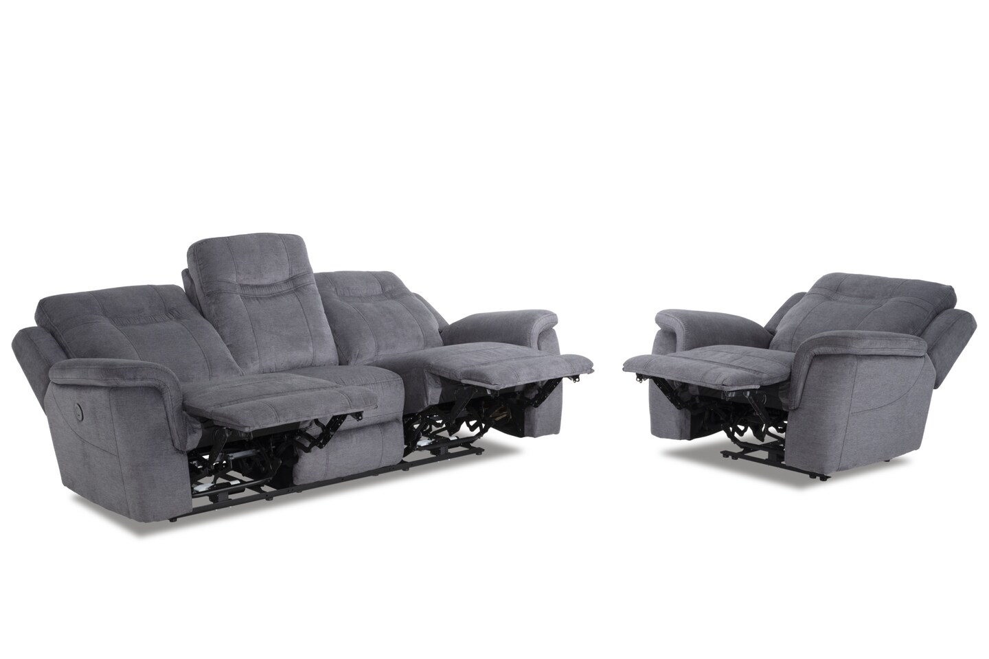 Rogue Power Reclining Sofa & Power Recliner | gray_color | Bobs 