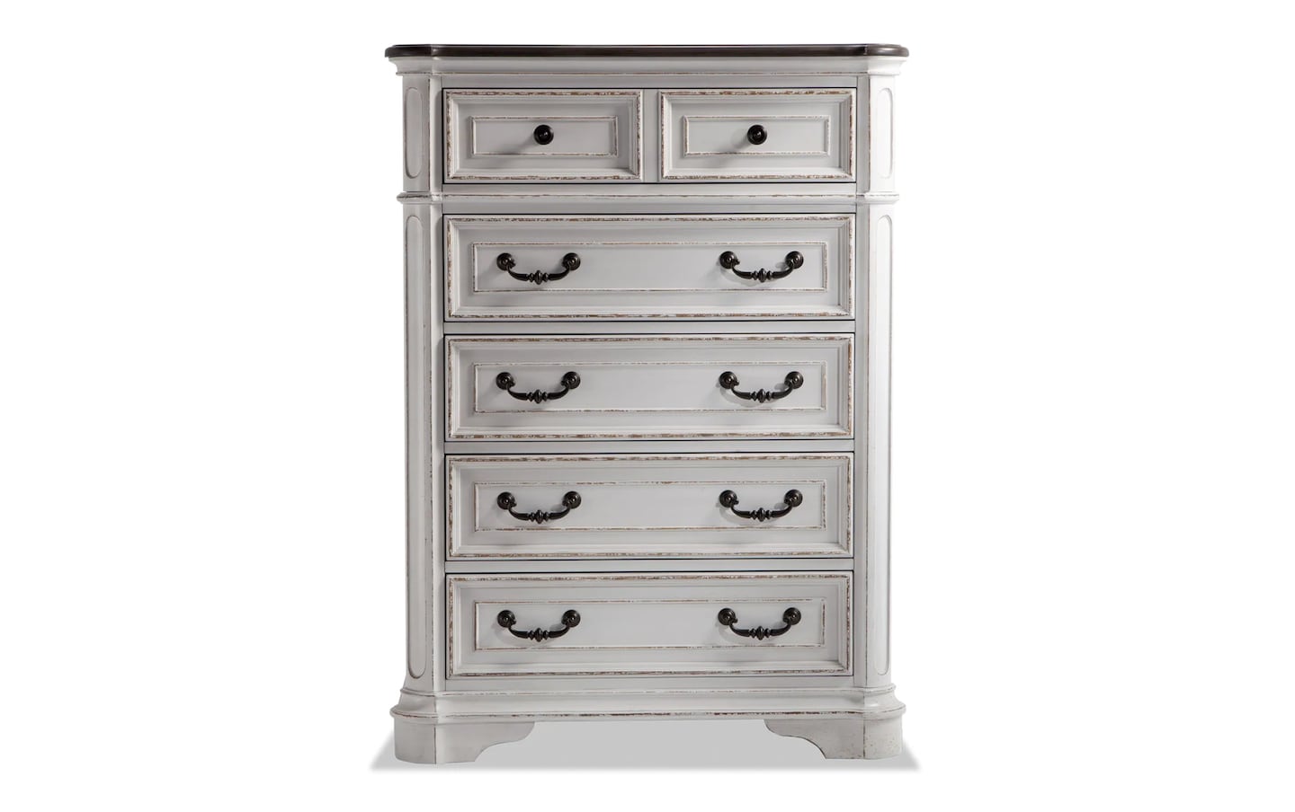 Scarlett 5 Piece White Queen Storage Bedroom Set with Chest | white_finish