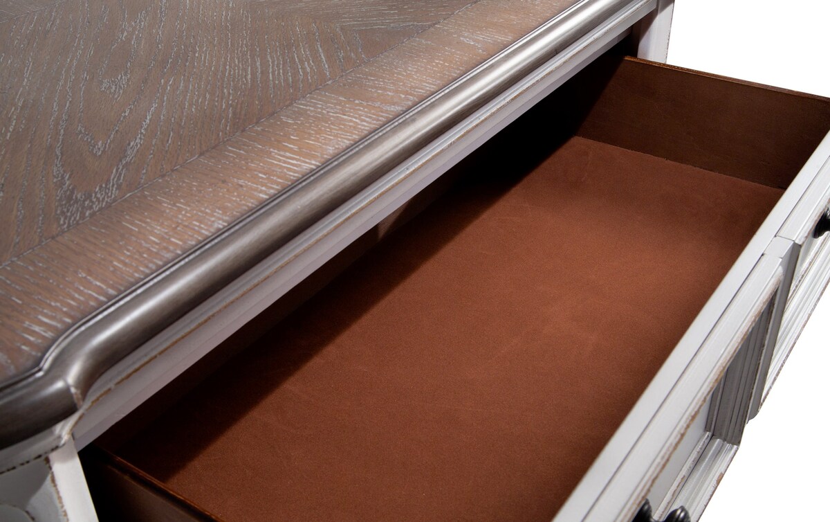 Scarlett 5 Piece White Queen Storage Bedroom Set with Chest white_finish