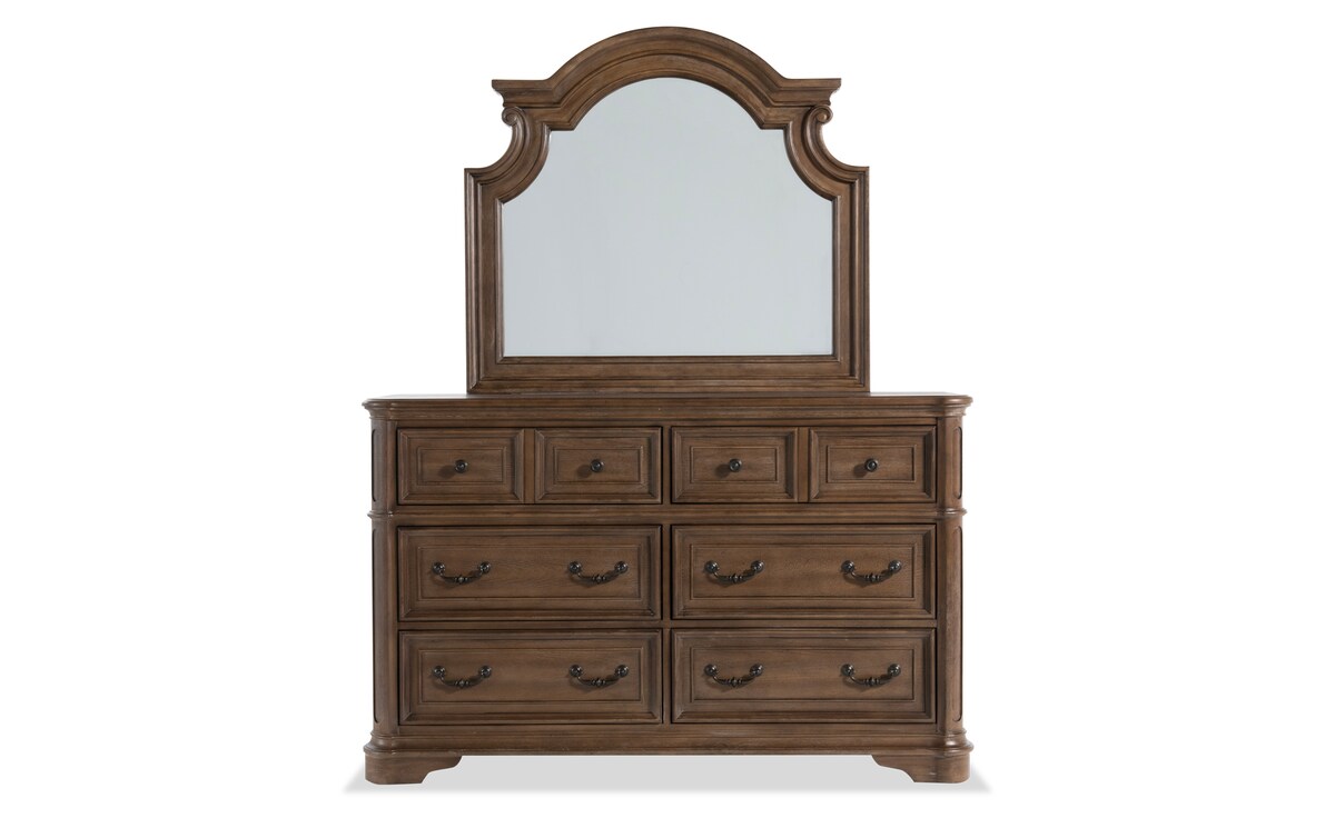 Scarlett 5 Piece Oak Queen Bedroom Set with Chest oak_finish