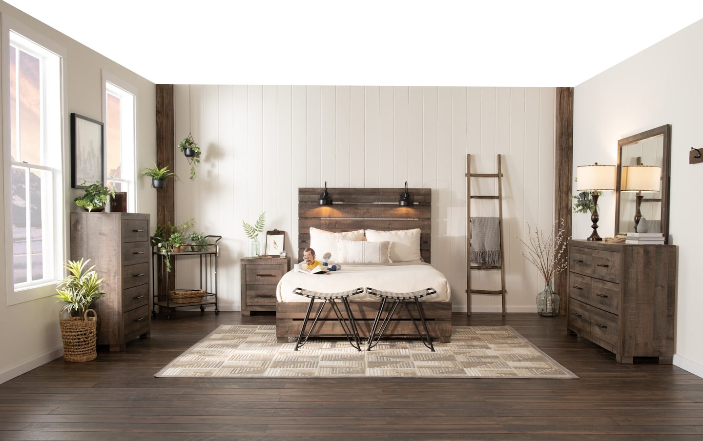 Foundry Twin Brown Storage Platform Bed Bob s Discount Furniture Mattress Store