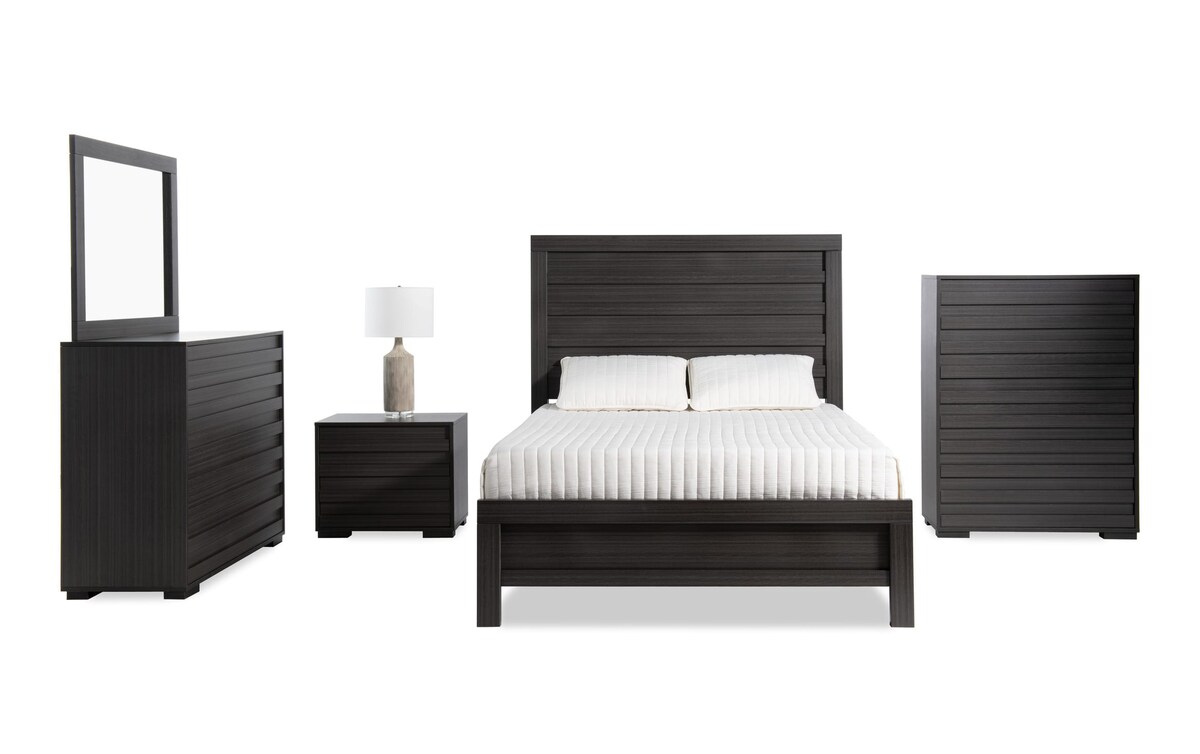 Performa 5 Piece King Gray Bedroom Set Bob's Discount Furniture