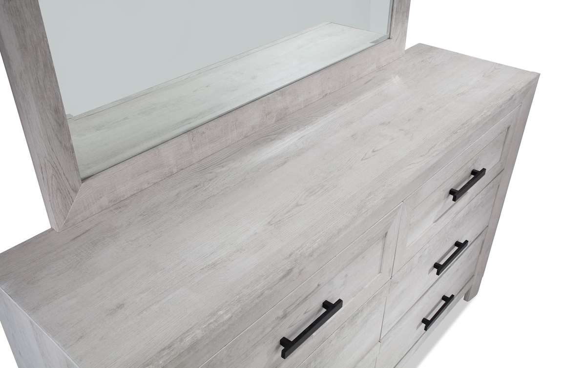 Calvin 4 Piece White Full Bedroom Set full Bob's Discount Furniture