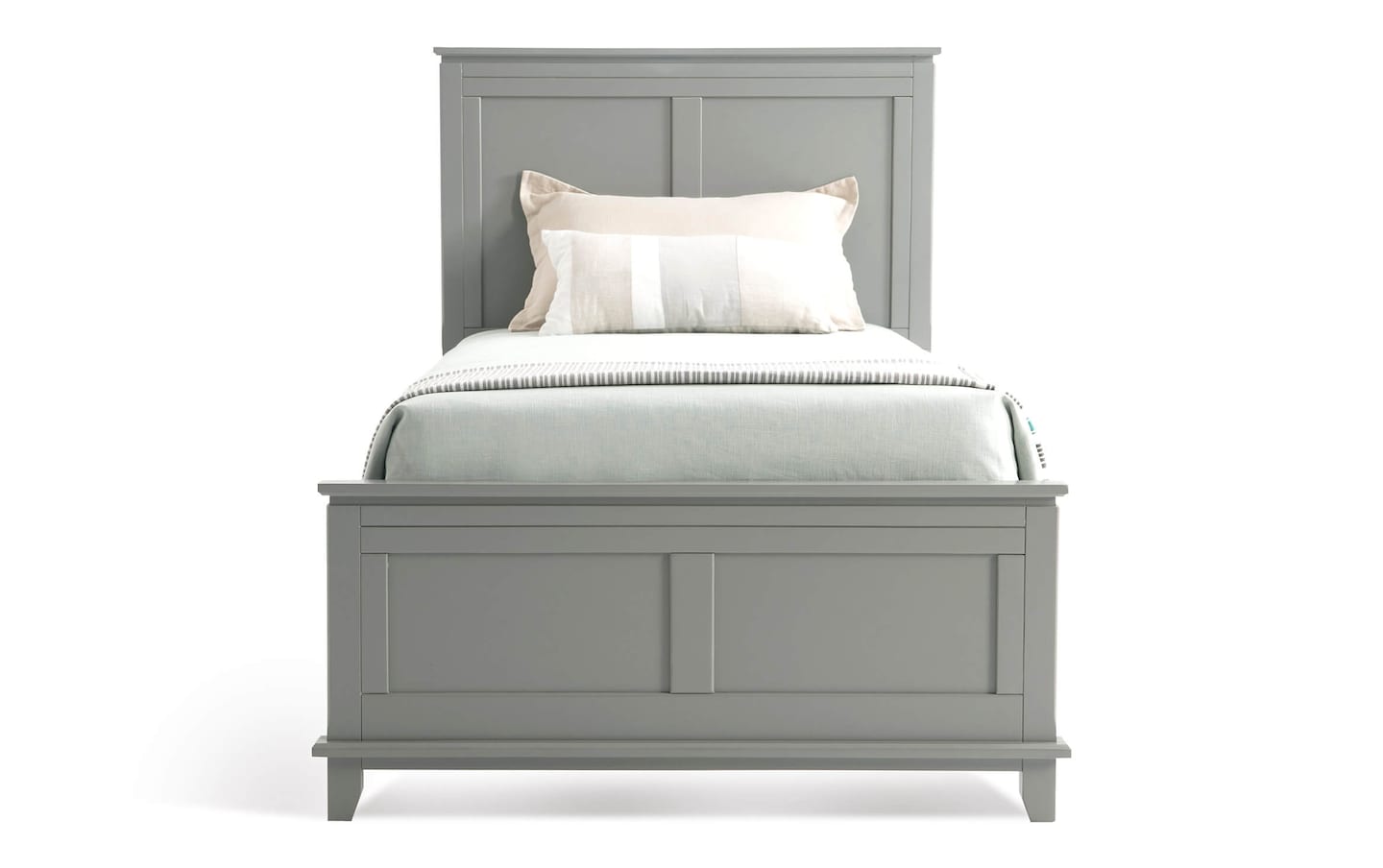 Chadwick Full Gray Panel Bed