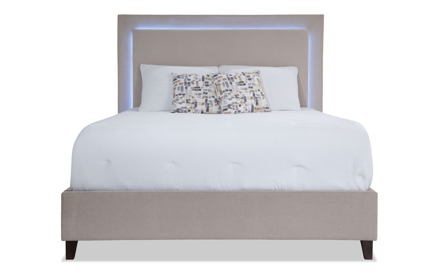 Bobs furniture king bed frame discount