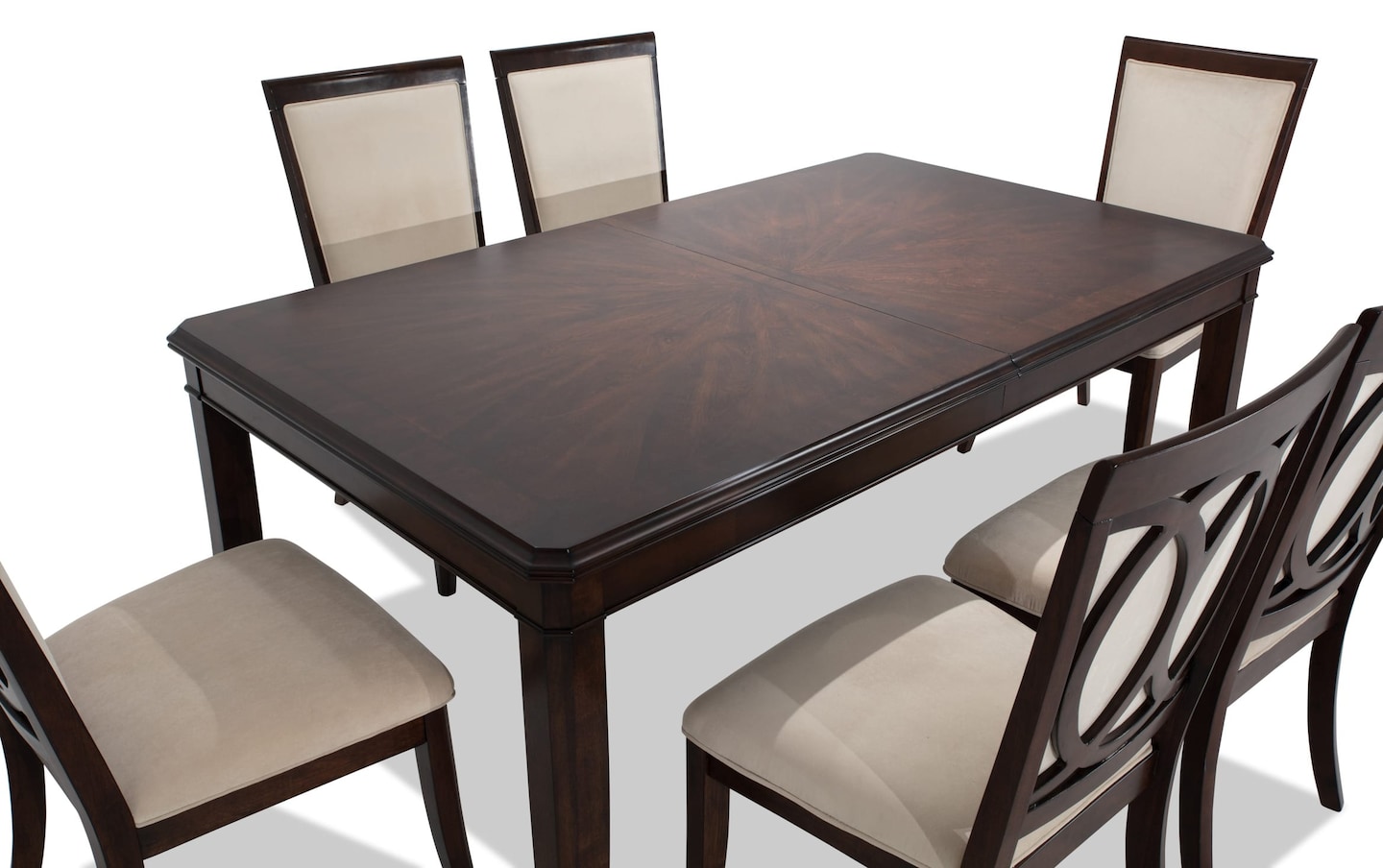 Coco II 7 Piece Dining Set With Side Chairs | Cherry_finish | Bob's ...