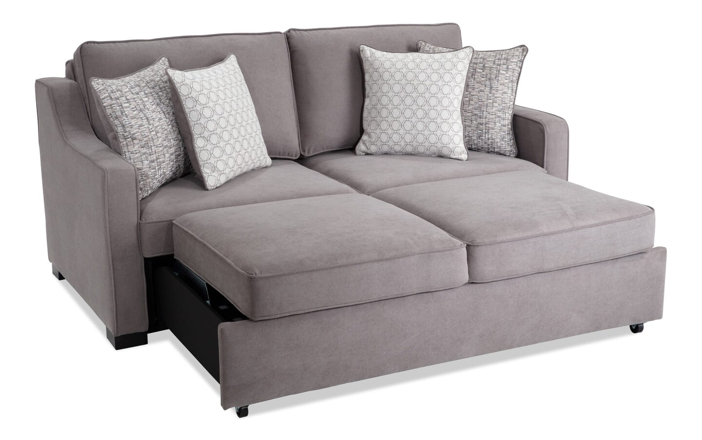 Bob O Pedic Gray 73 Pop Up Sleeper Sofa Chair Bob s Discount Furniture Mattress Store