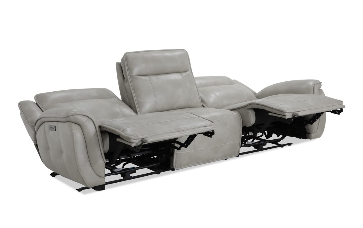 Sahara Stone Zero Gravity Power Reclining Sofa with Armless Chair