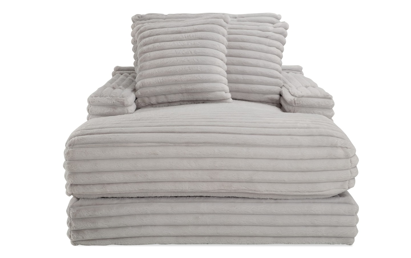 Sofia Gray Lounge Chaise Bob s Discount Furniture Mattress Store