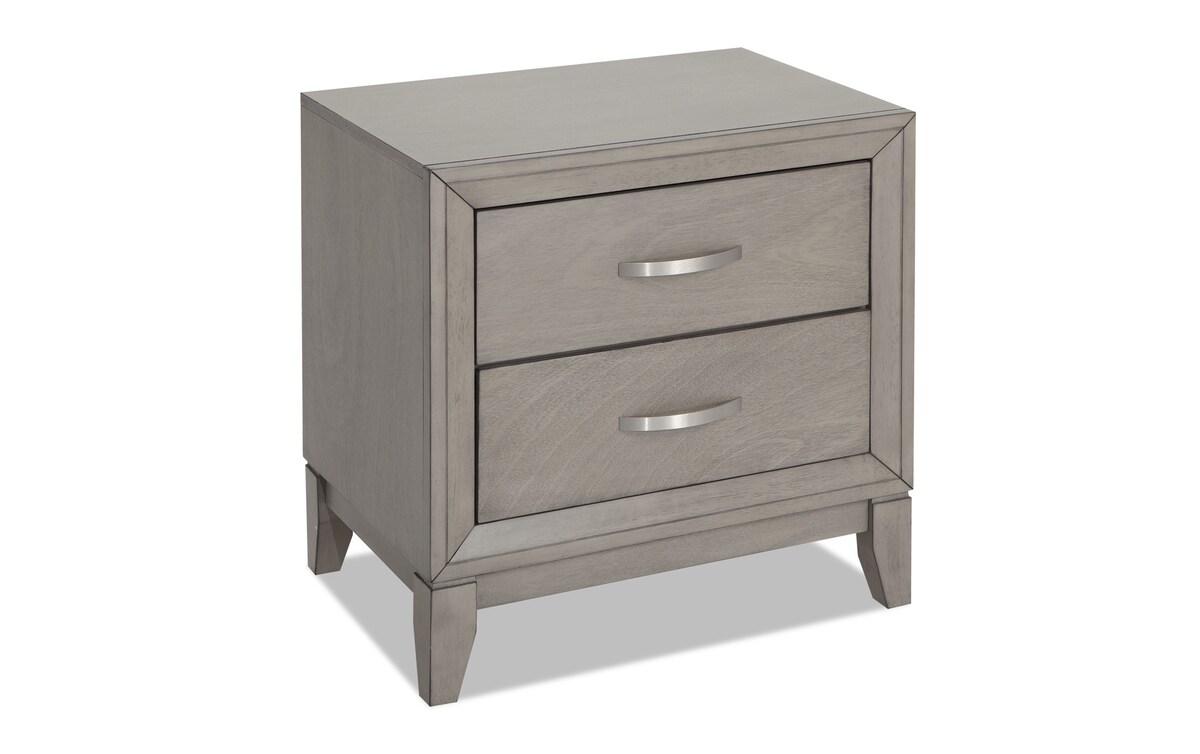 Tremont 4 Piece Queen Gray Bedroom Set with Chesser queen