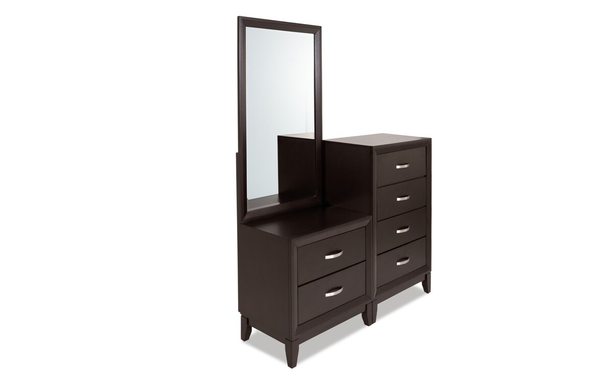 Tremont 5 Piece Twin Espresso Bedroom Set with Chesser twin Bob's