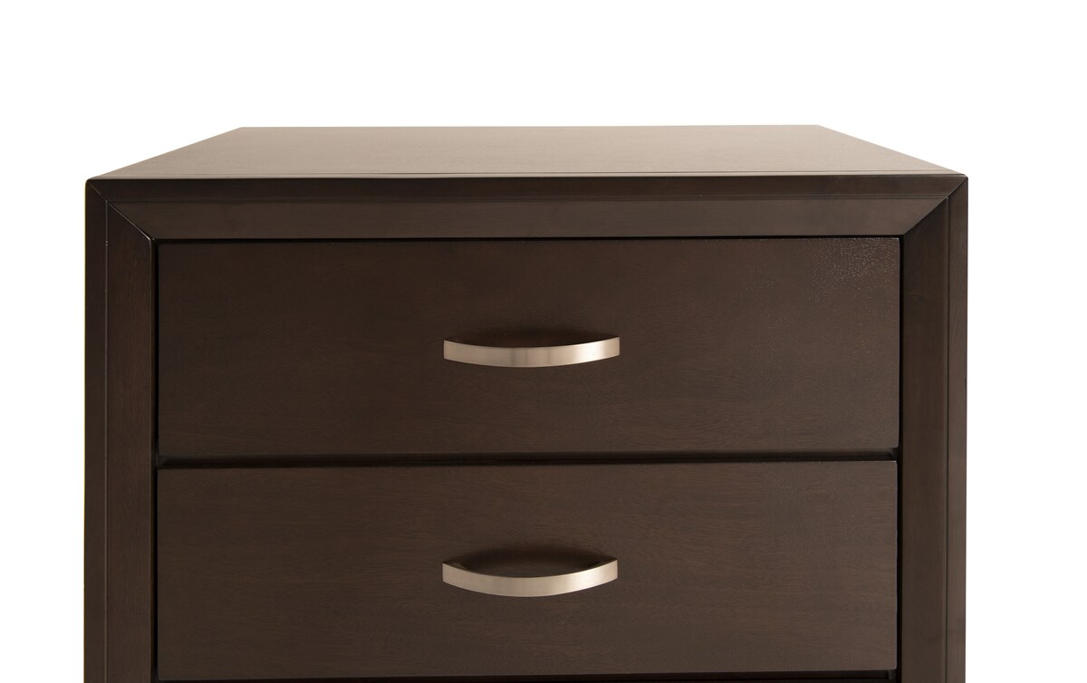 Tremont 5 Piece Queen Espresso Bedroom Set with Chesser queen