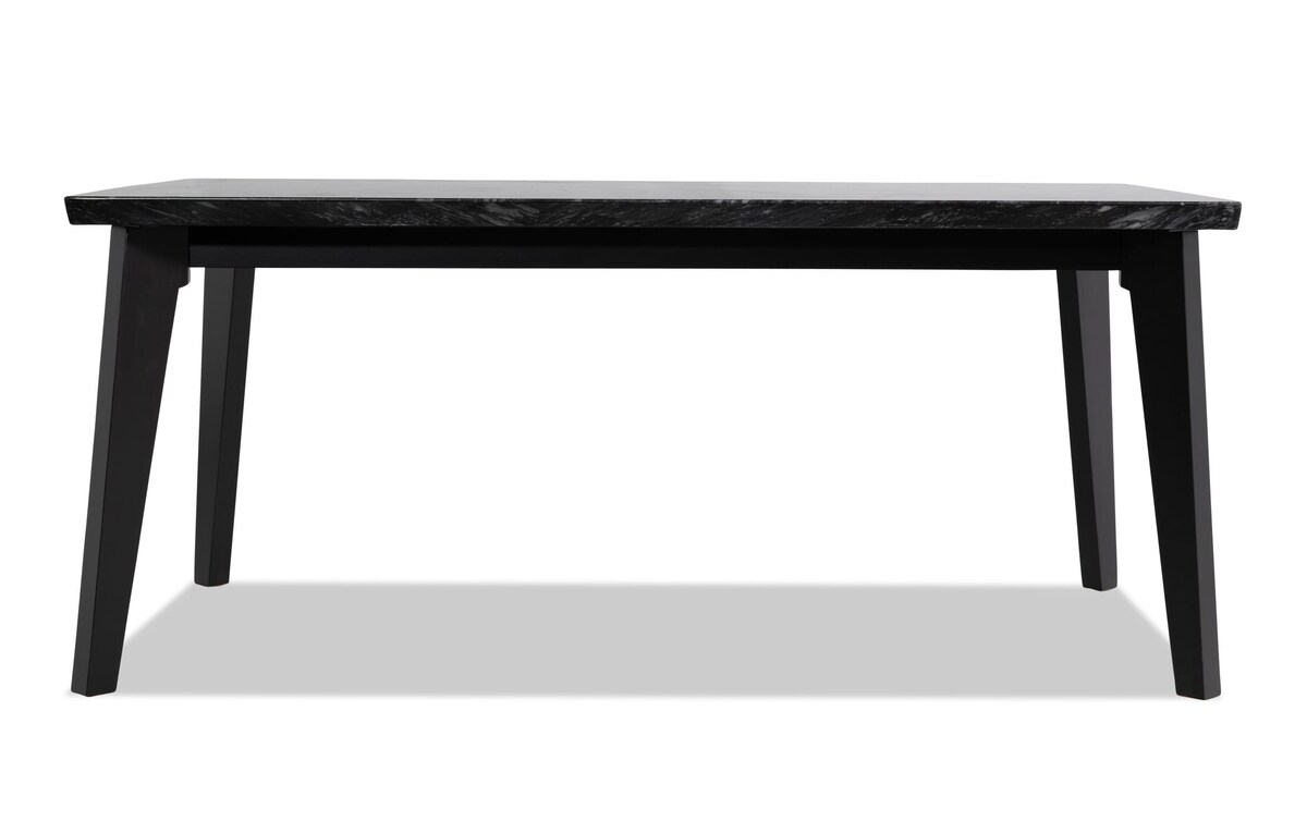 Elm Black Marble Dining Table Bob's Discount Furniture & Mattress Store