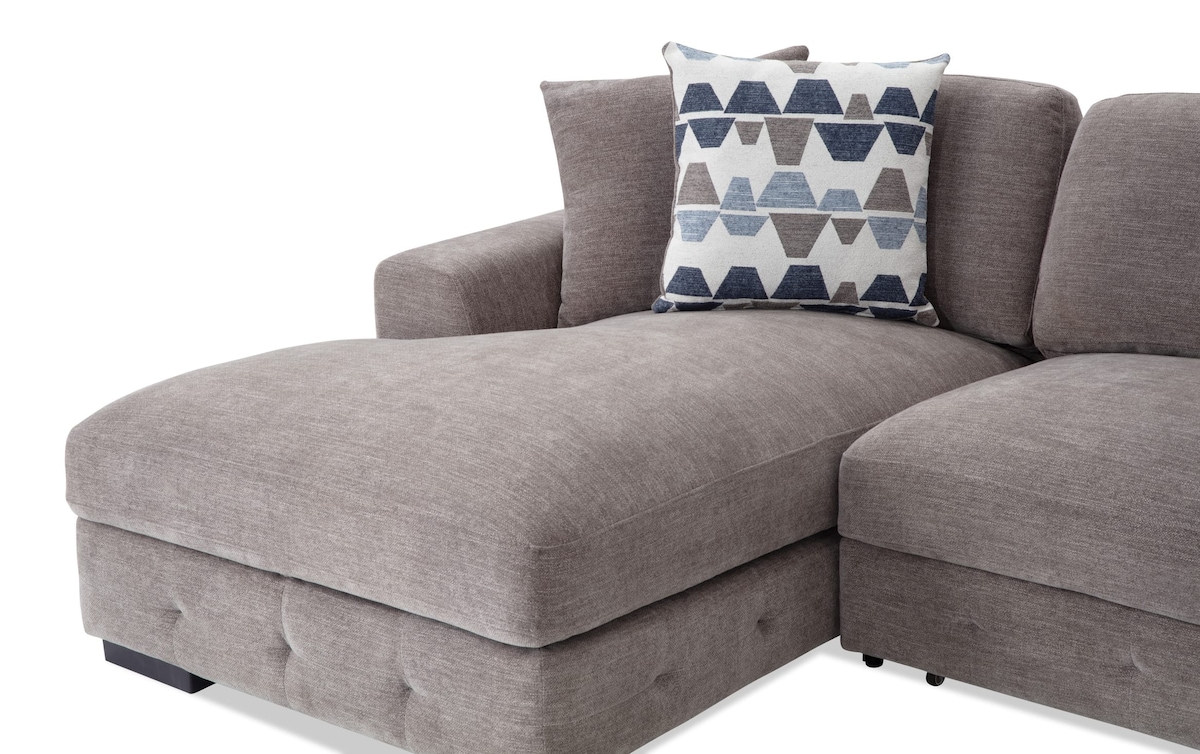 Playground Gray 2 Piece Left Arm Facing Sectional gray_color Bob's