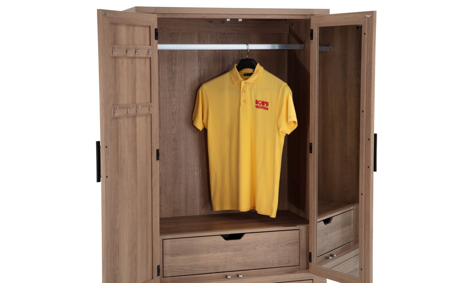 Calvin Brown 2 Drawer Armoire