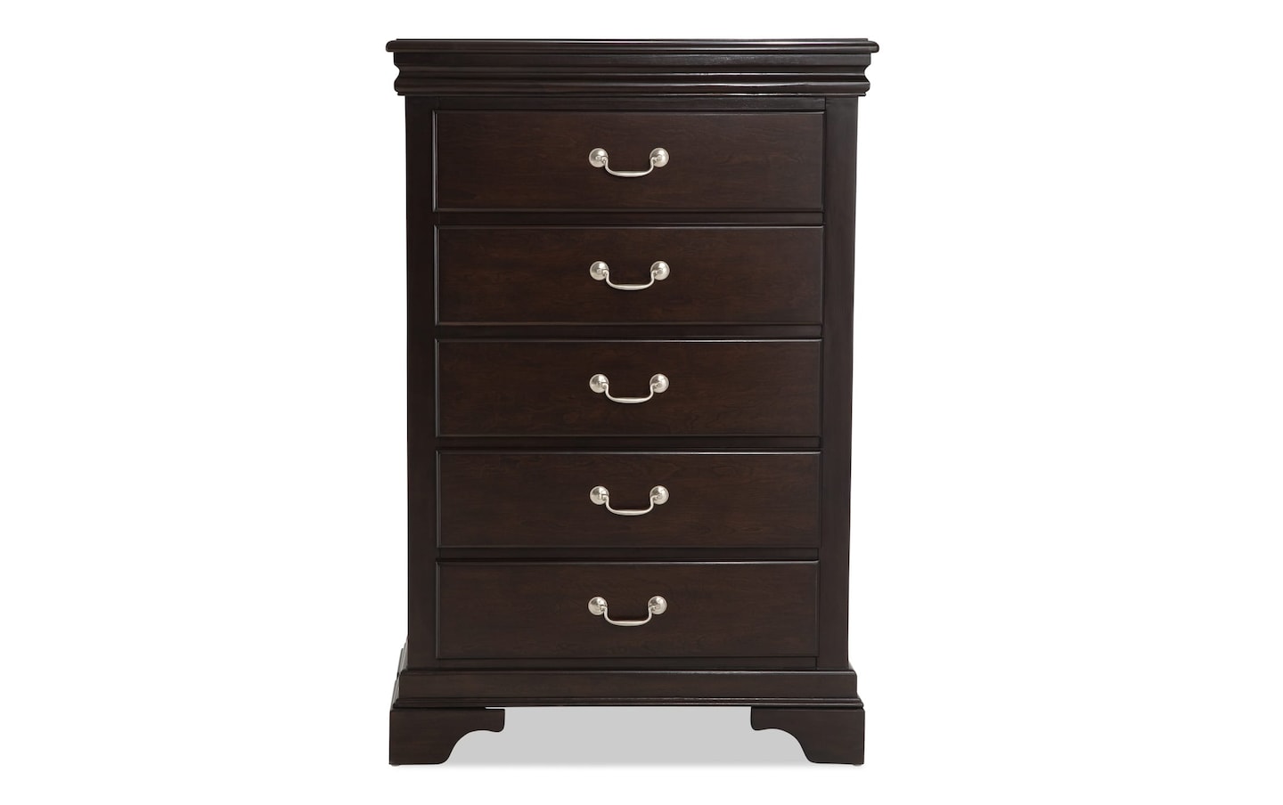 Middleton Cherry 5 Drawer Chest Bob s Discount Furniture Mattress Store