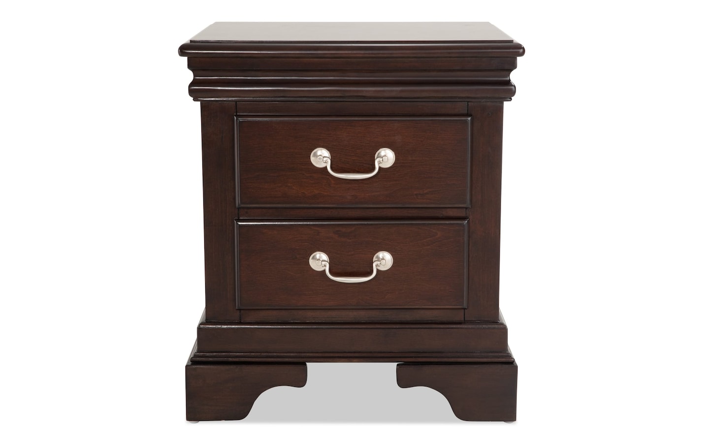 Middleton Cherry 2 Drawer Nightstand | Bob's Discount Furniture ...