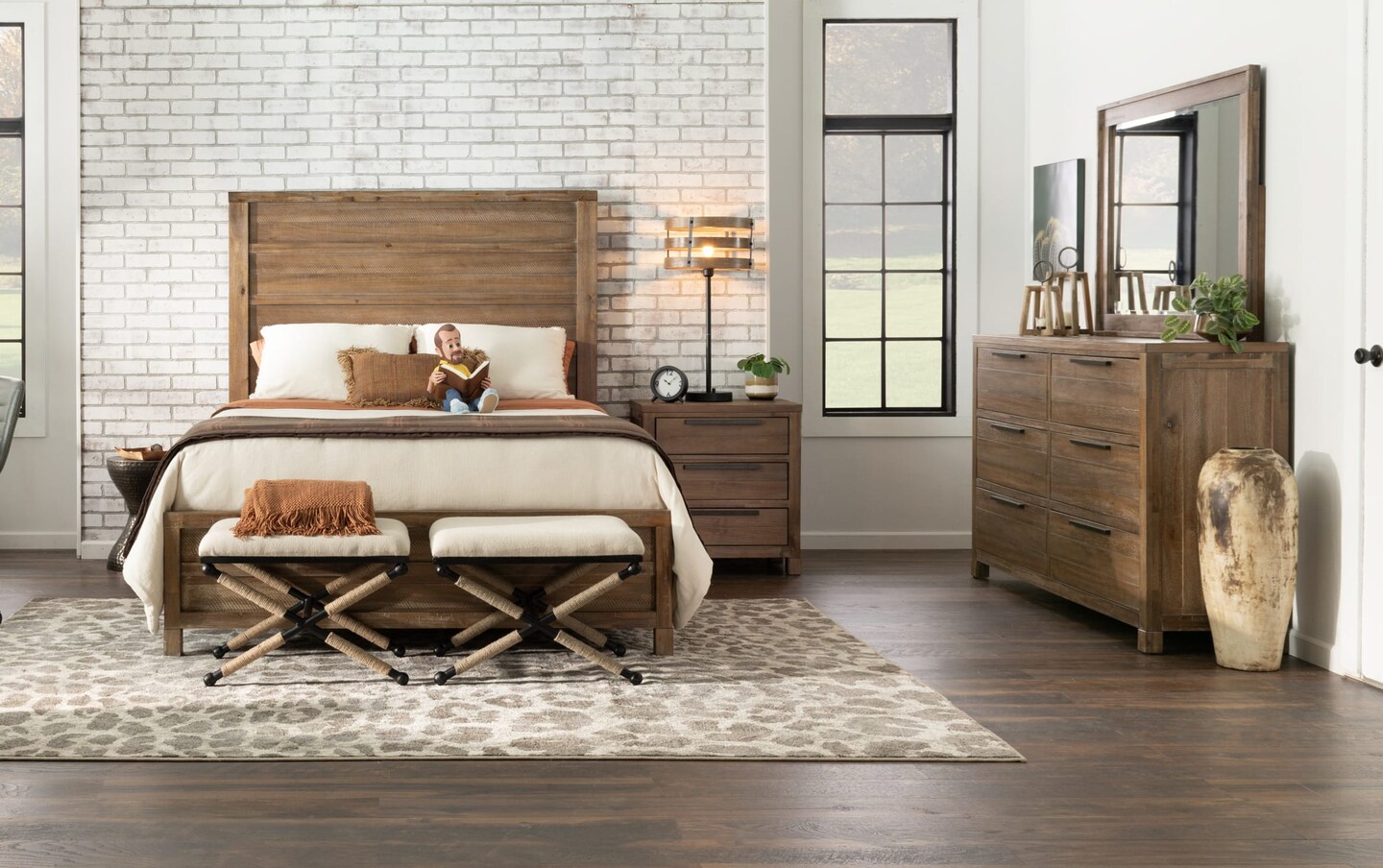 Canyon Light Oak 4 Drawer Wardrobe Bob s Discount Furniture Mattress Store