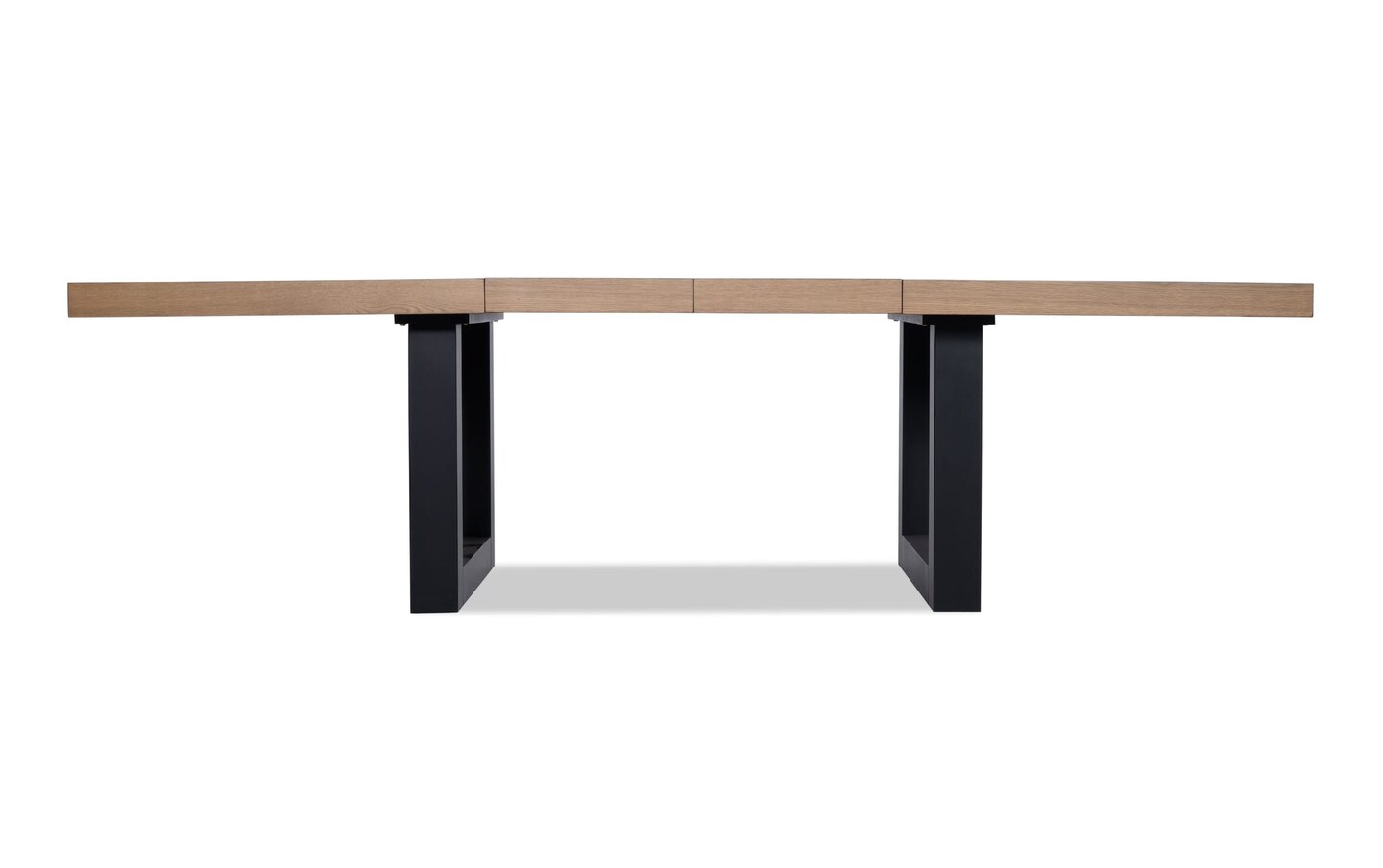 Modern Farmhouse 11 Piece Black Oak Extendable Dining Set Bob s Discount Furniture Mattress Store