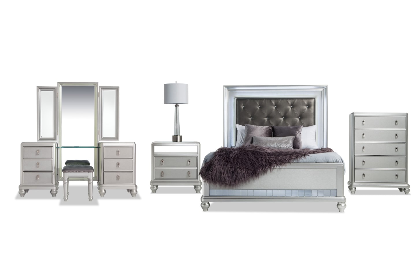 Bobs furniture full bedroom set discount