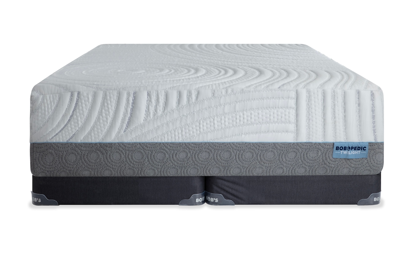 Twilight 15.5 King Plush Split Low Profile Mattress Set