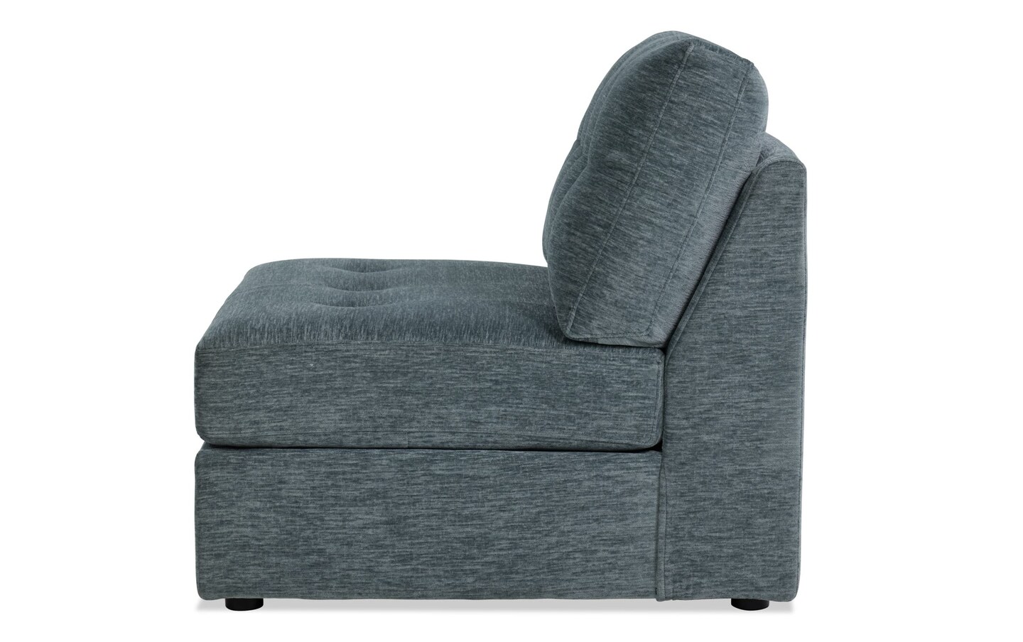 Modular Bob Spa Blue 147 5 Piece Modular Sofa 1 Left Arm Facing Chair 1 Armless Chair 2 Consoles 1 Right Arm Facing Chair Bob s Discount Furniture Mattress Store