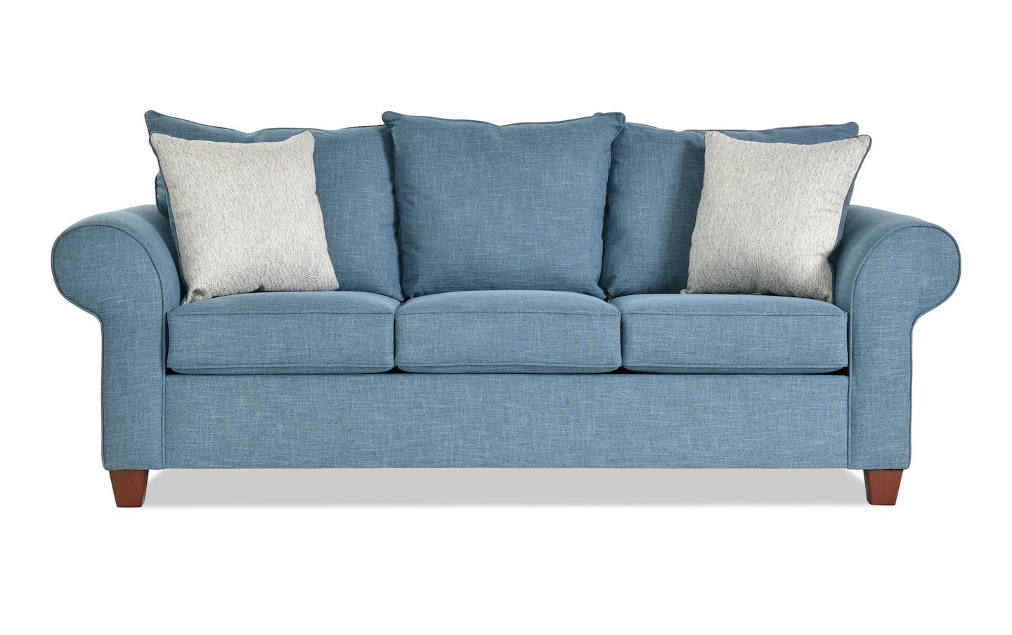 Amos Blue 92'' Sofa | Bob's Discount Furniture & Mattress Store