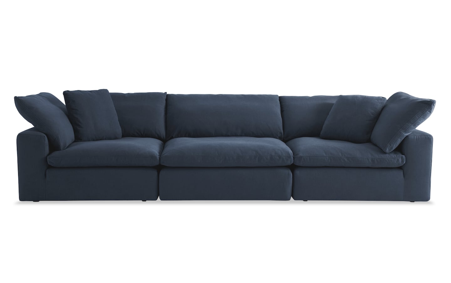 Dream Navy 131 3 Piece Modular Sofa