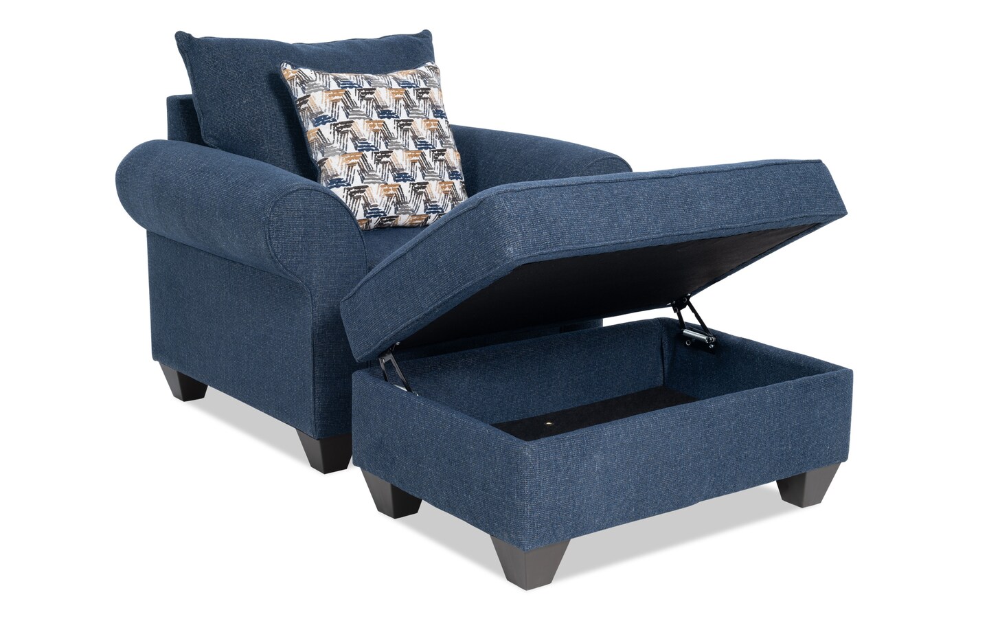 Bobs furniture chair and ottoman discount
