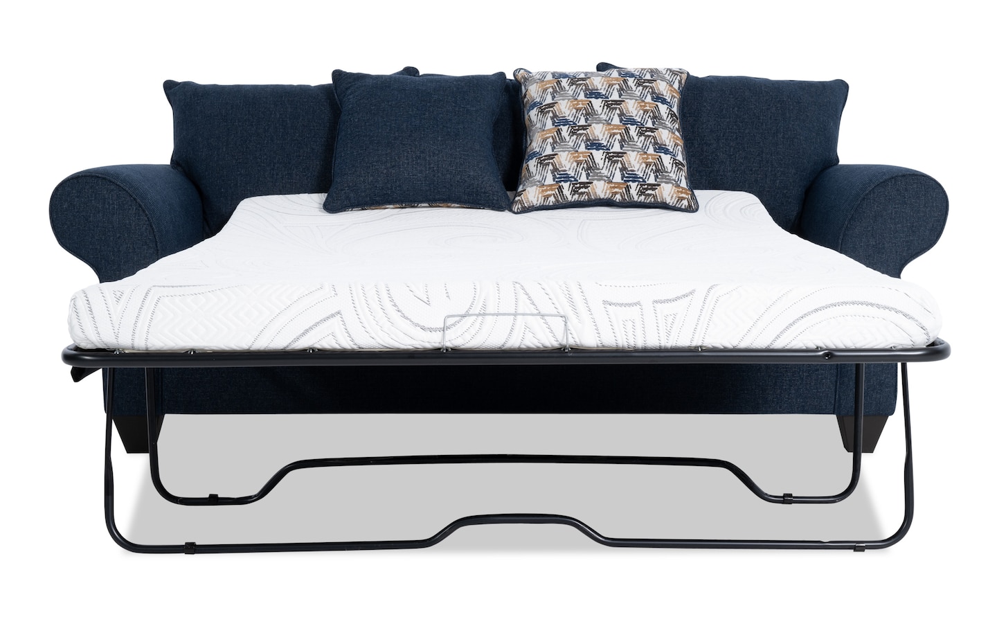 Kylie Navy Queen Cooling Sleeper Sofa