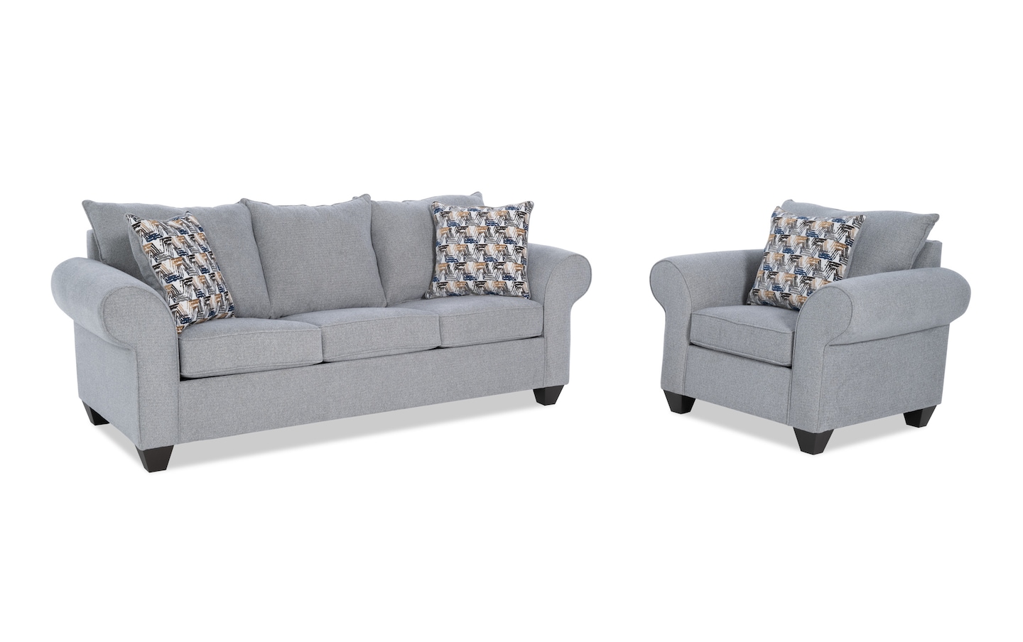 Kylie Gray 92 Sofa Chair Bob s Discount Furniture Mattress Store