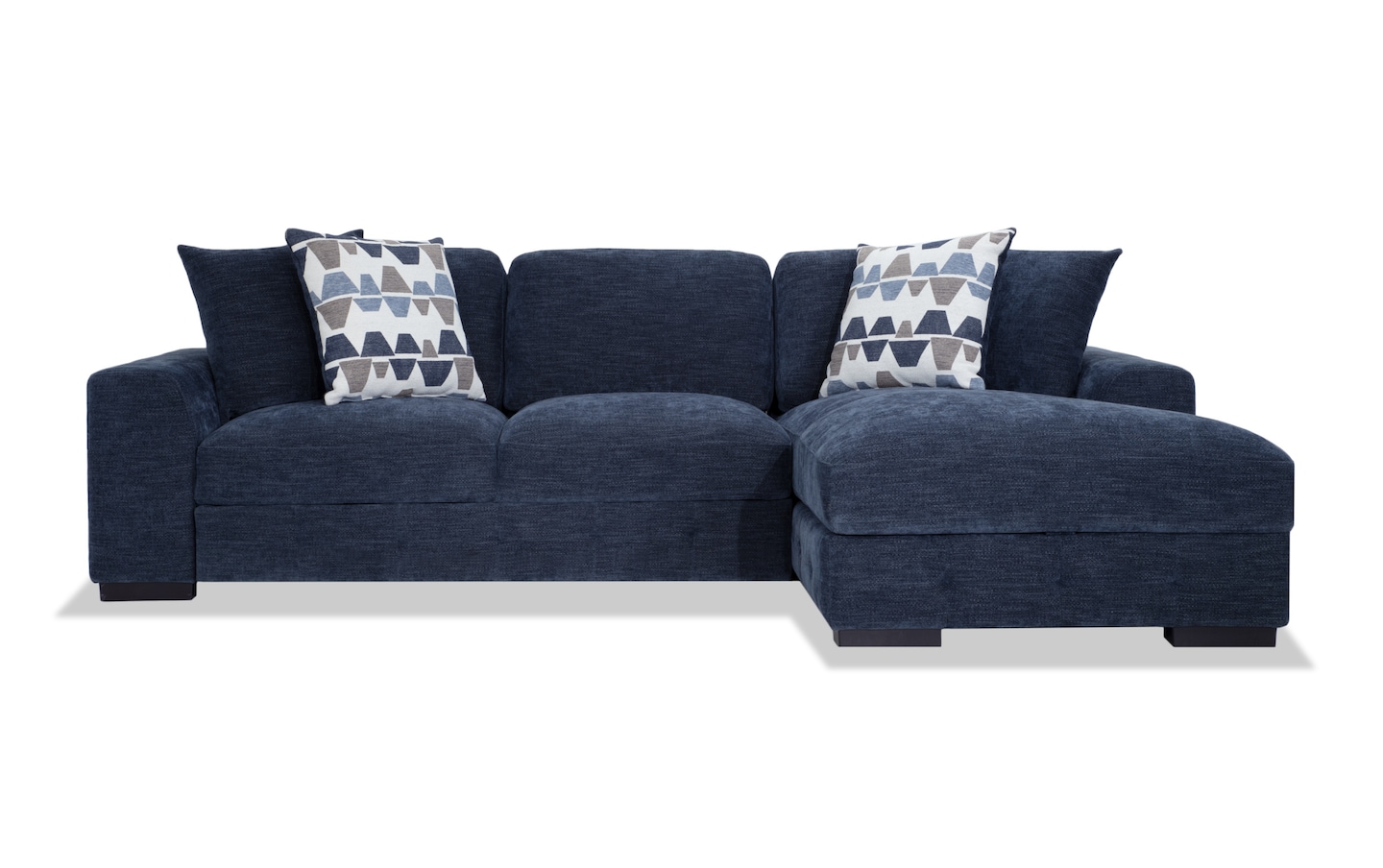 Bobs furniture blue couch hotsell