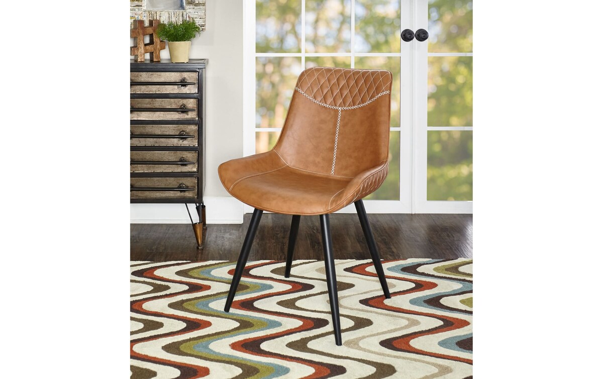 Set of 2 Ashley Dining Chairs black_finish