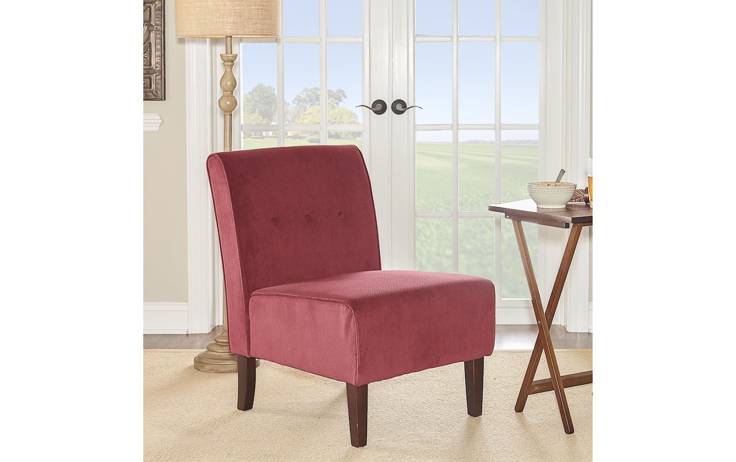 Red Accent Chair Red Color Bob S Discount Furniture Mattress Stores   2014074001 Gallery 06 Wide 