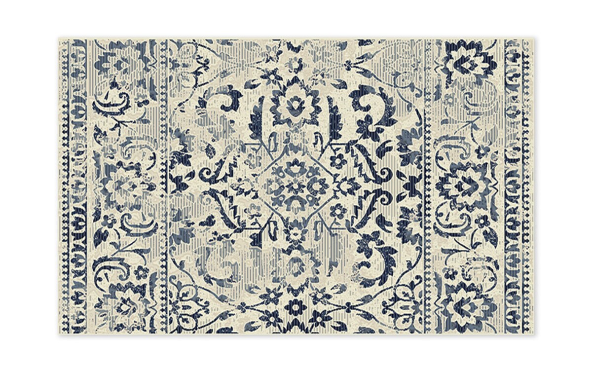 Faded Cobalt 5' x 7'6" Rug Bob's Discount Furniture & Mattress Store