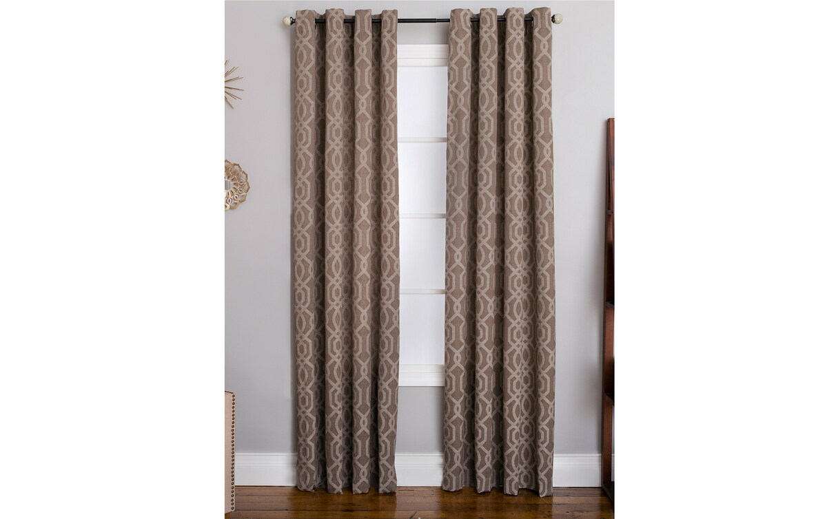 Norton 50'' x 84'' Brown Curtain Panel Bob's Discount Furniture & Mattress Store