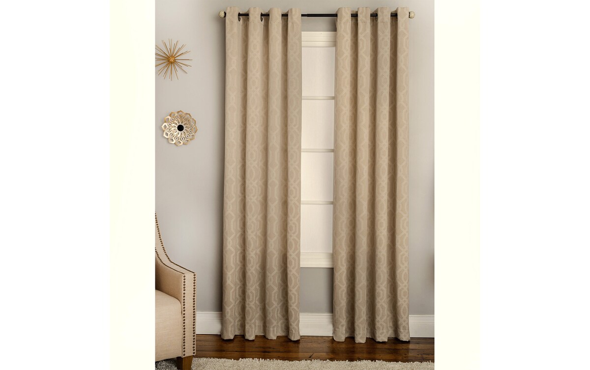 Norton 50'' x 63'' Beige Curtain Panel Bob's Discount Furniture & Mattress Store