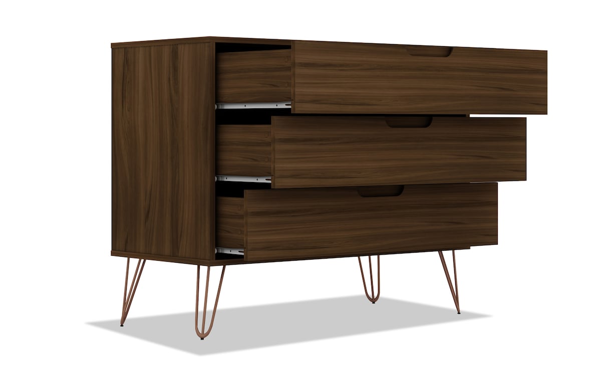 Melton Brown Dresser brown_finish Bob's Discount Furniture