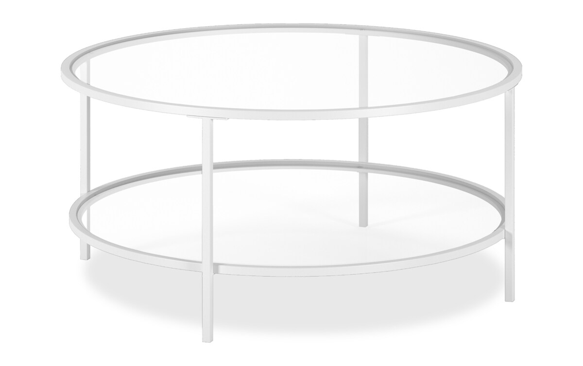 Linda White Coffee Table white_finish Bob's Discount Furniture & Mattress Stores