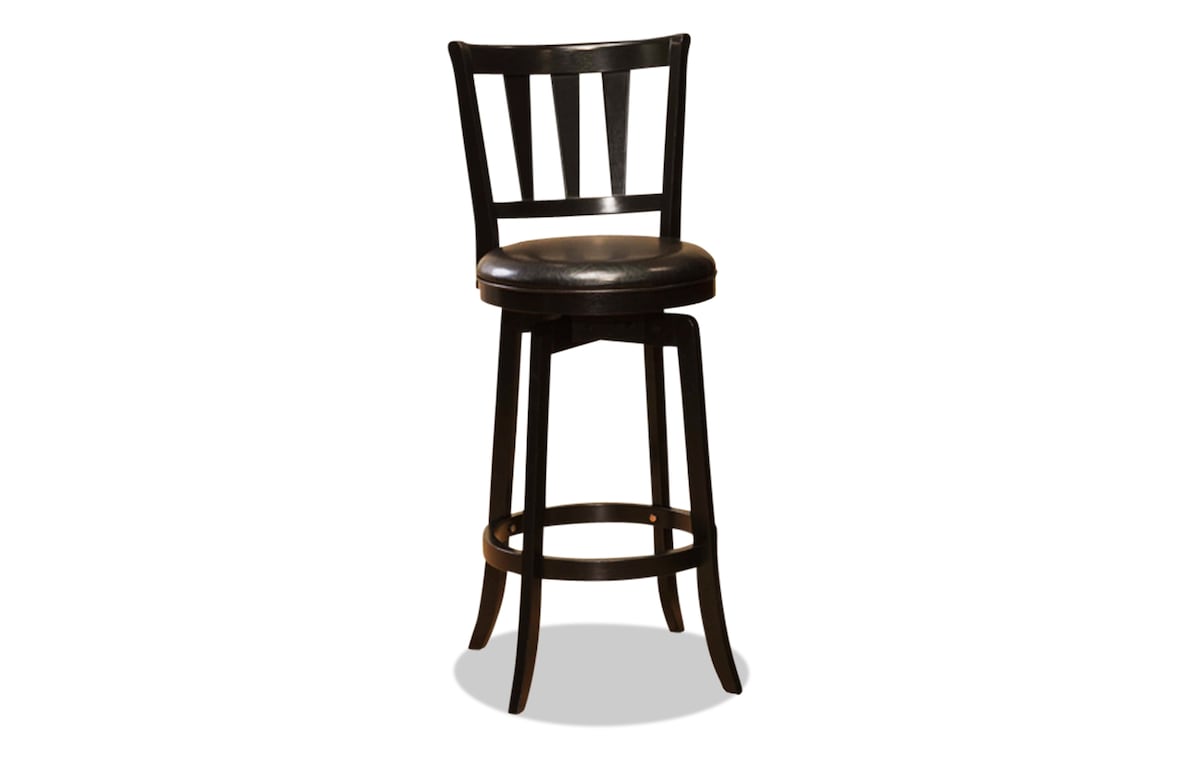 Ashland Black Swivel Counter Stool Bob's Discount Furniture
