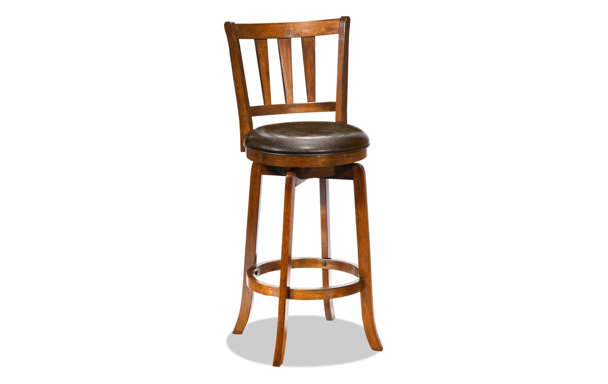 Ashland Cherry Counter Swivel Stool Bob's Discount Furniture