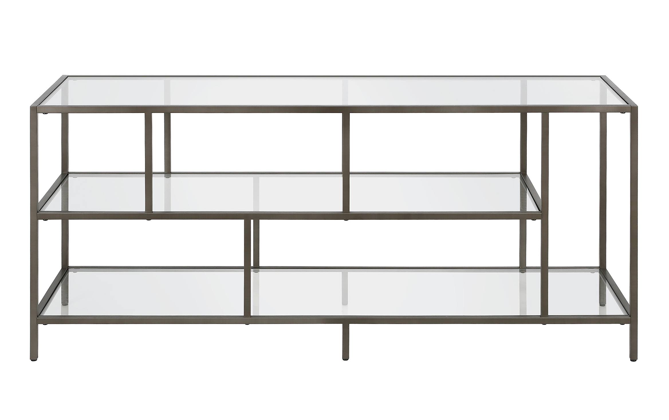 Prest 55'' Gray TV Stand Bob's Discount Furniture & Mattress Store