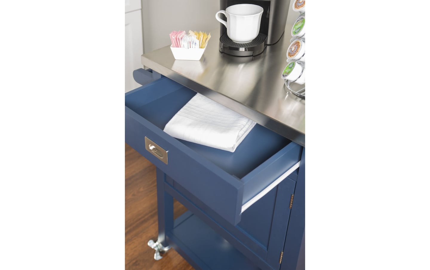 Logan Navy Kitchen Cart Navy Finish   2022095003 Gallery 08 Wide 