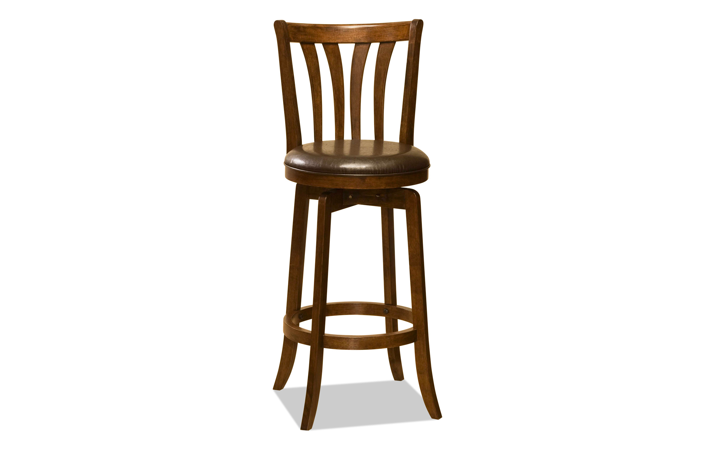 Devon Cherry Swivel Counter Stool Bob's Discount Furniture & Mattress