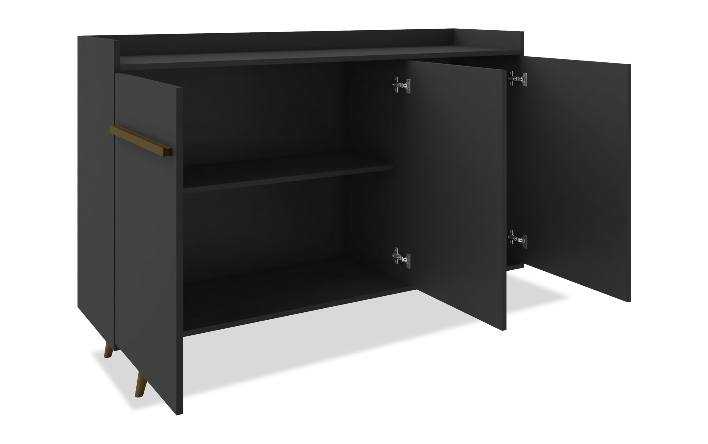 Giulia Black Buffet black_finish Bob's Discount Furniture