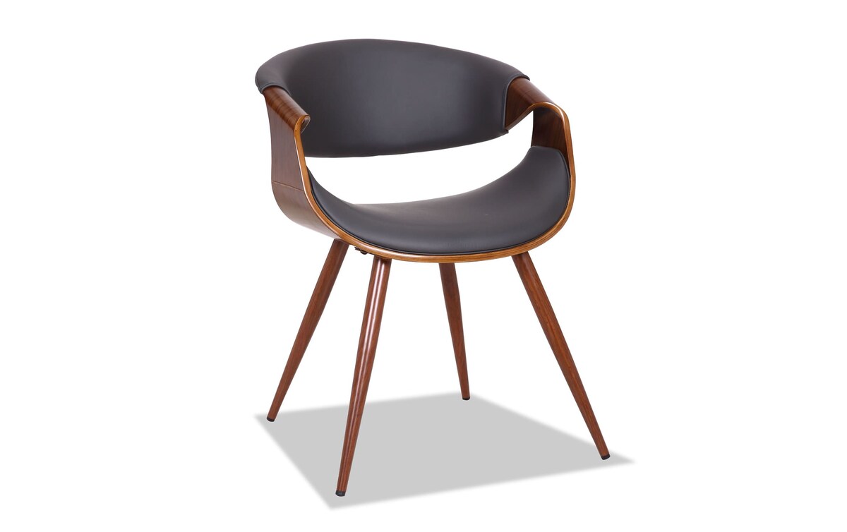 Kein Gray Faux Leather Upholstered Dining Chair Bob's Discount