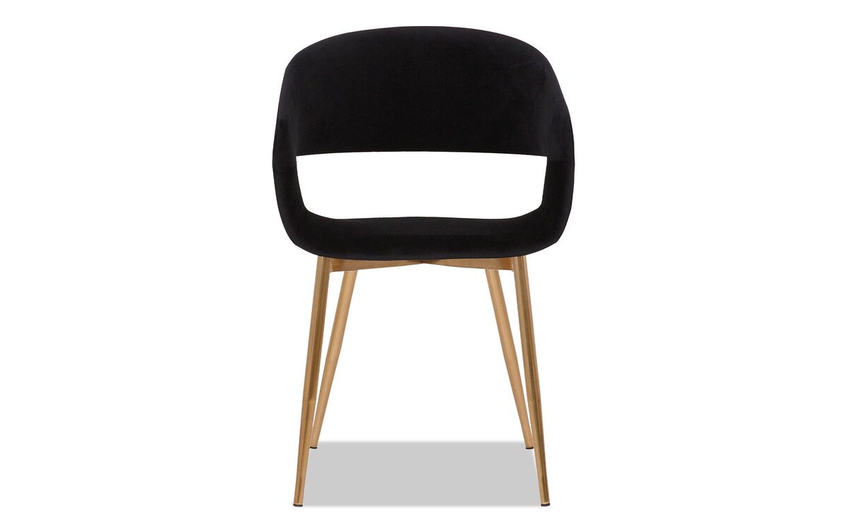 Joce Black Upholstered Dining Chair Bob's Discount Furniture