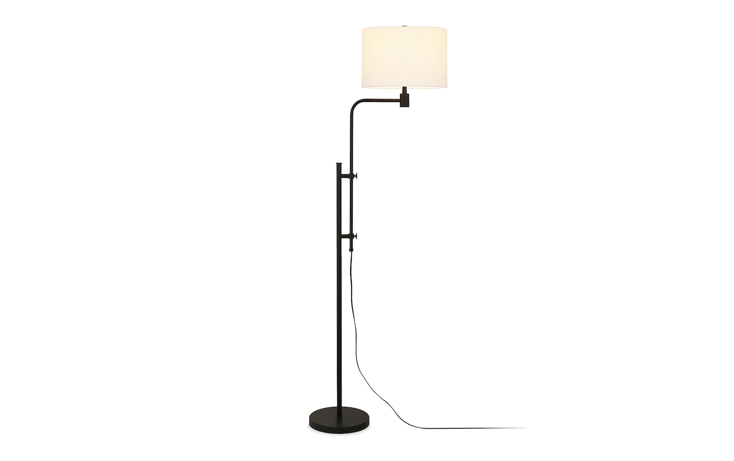 Virginia 63.5'' Blackened Bronze Adjustable Floor Lamp | Bob's Discount ...