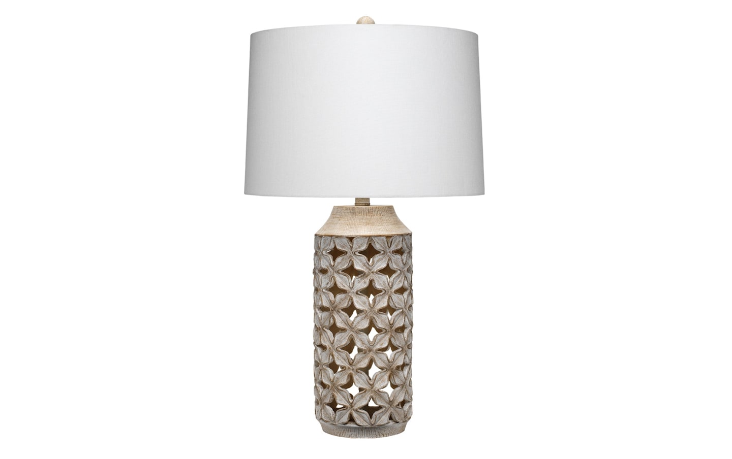 Fady Distressed White Table Lamp | Bob's Discount Furniture & Mattress ...